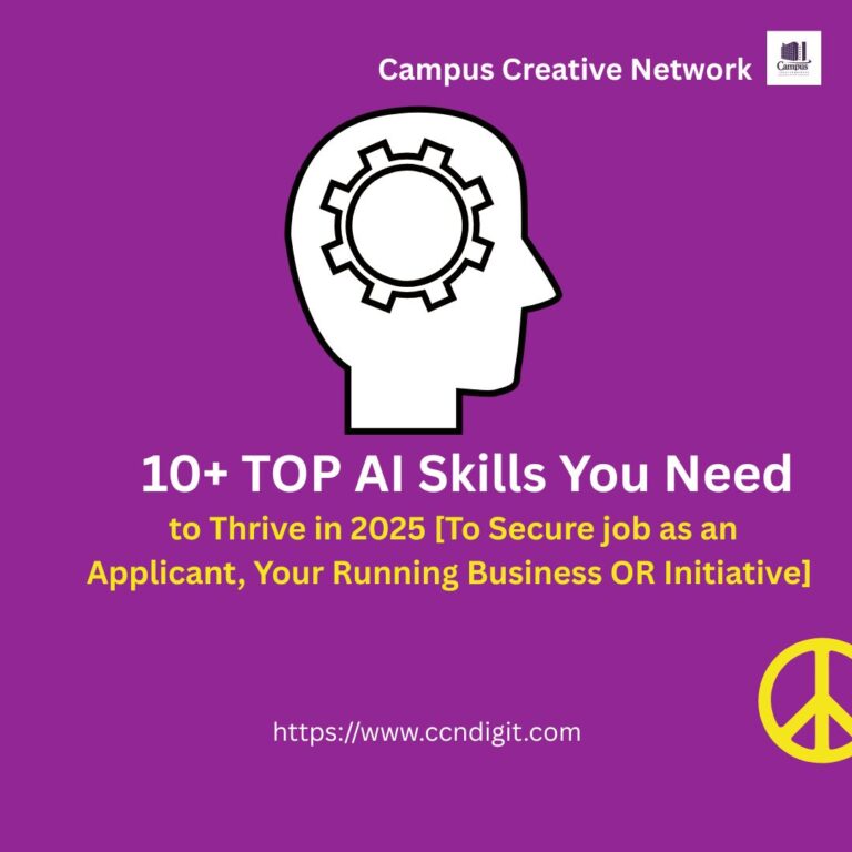Read more about the article 10+ TOP AI Skills You Need to Thrive in 2025 [To Secure job as an Applicant, Your Running Business OR Initiative] 