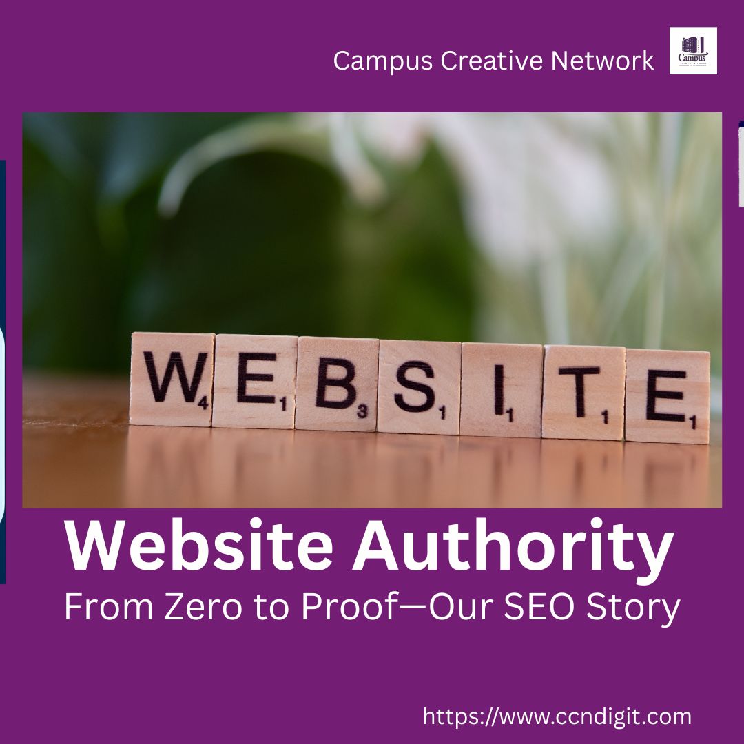 Read more about the article Website Authority: From Zero to Proof—Our SEO Story | ccndigit