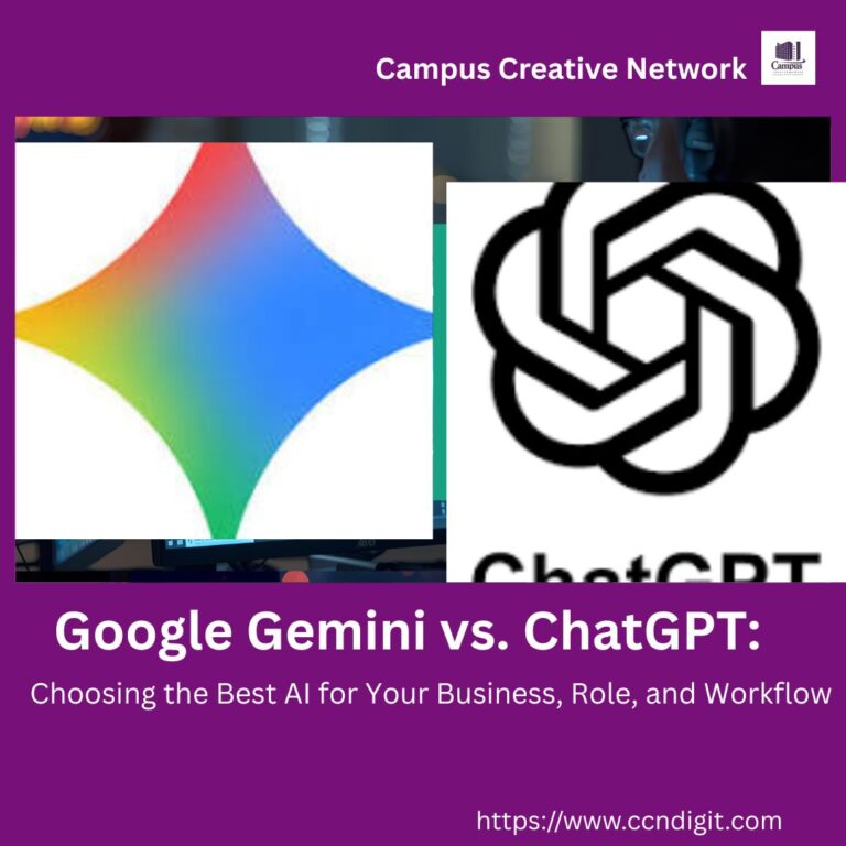Read more about the article Google Gemini vs. ChatGPT: Choosing the Best AI for Your Business & Workflow