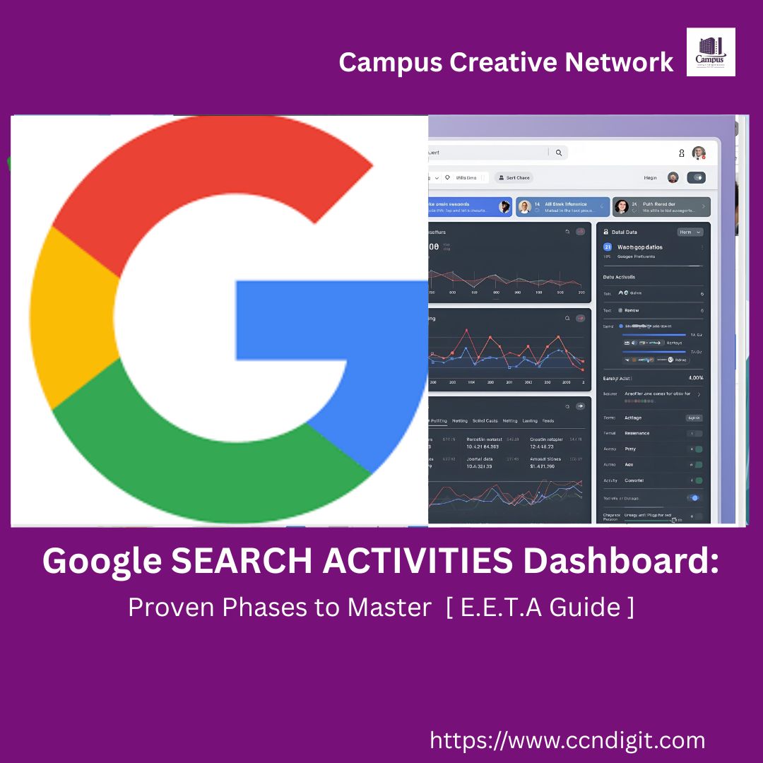 Google Search Activities Dashboard Steps