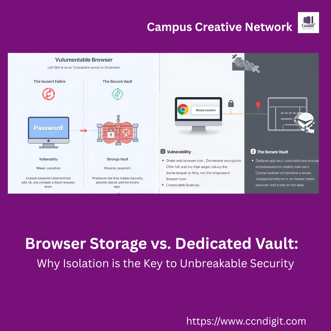 Browser Storage vs. Dedicated Vault: Why Isolation is the Key to Unbreakable Security